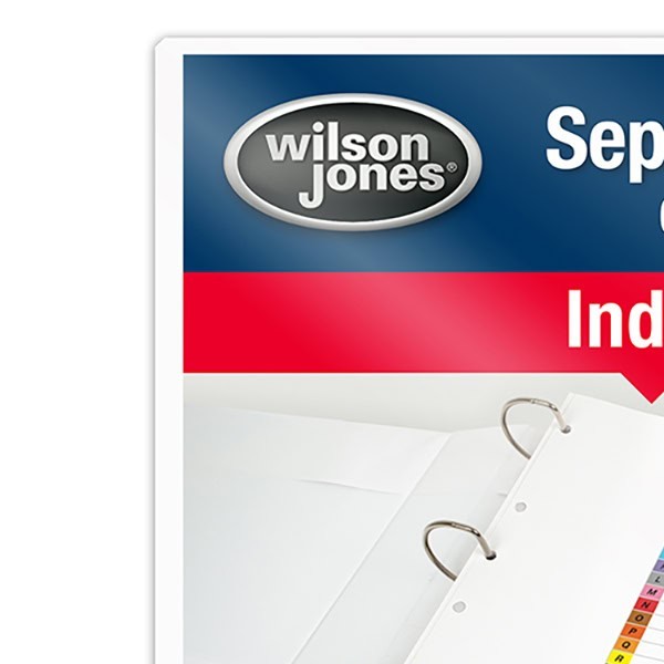 JUEGO SEPARADOR ALFAB. A-Z. CTA. INDEX WILSON VCOL. P-1367